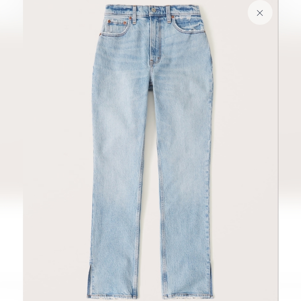 NWT Abercrombie & Fitch The 90's Straigh - Ultra High Rise, Size 28 6r.